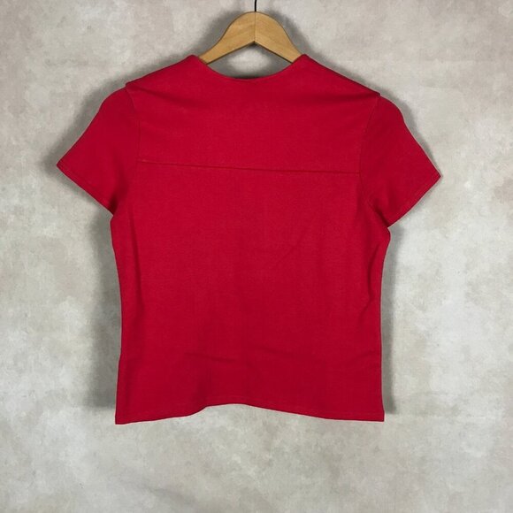 SPICE OF LIFE Bradlee's Vintage Square Neck Red Top NWT MEDIUM - Picture 11 of 11
